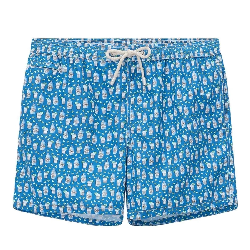 Mc2 Saint Barth  Badeshorts mit Print blau(Image 2)