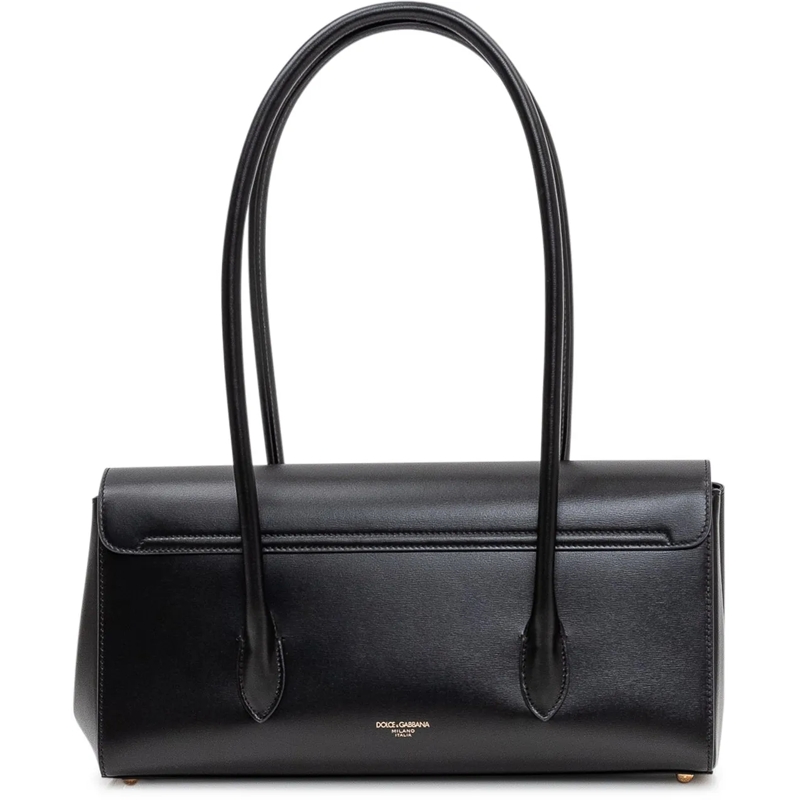Dolce&Gabbana Tote Borsa a Mano con Chiusura Metallica schwarz(Image 3)