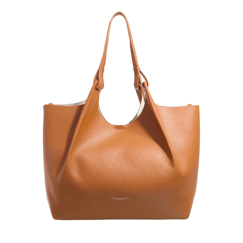 Gianni Chiarini Boodschappentas Dua Hobo Bag Large Caramello-Sabbia
