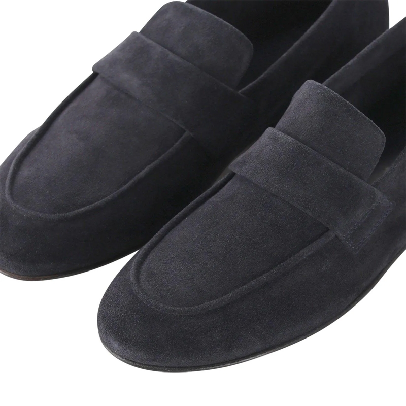 Officine Creative Schnürschuhe Loafer aus Veloursleder blau(Image 3)