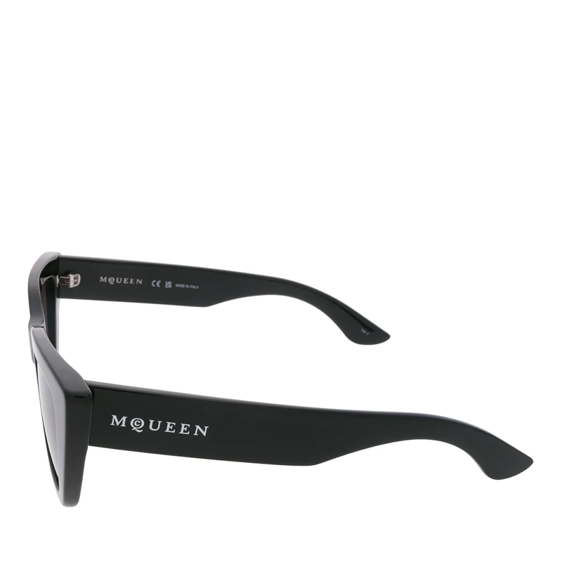 Alexander McQueen Sonnenbrille AM0507S-001 Black-Black-Grey(Image 6)
