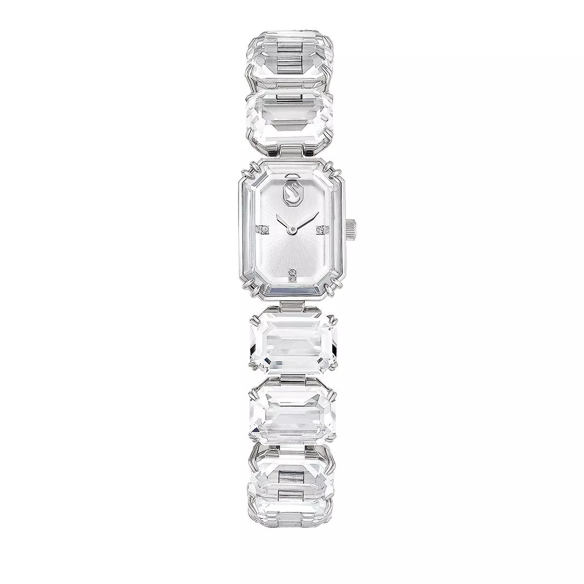 Swarovski Uhr - Octagon cut Stainless Steel - Gr. unisize - in Weiß - für Damen