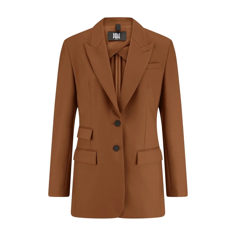 Riani Blazer Blazer aus Viskose-Mix braun