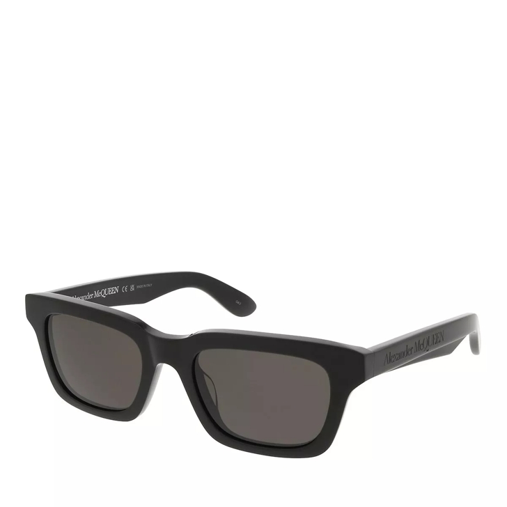 Alexander McQueen AM0392S BLACK-BLACK-GREY | Sonnenbrille