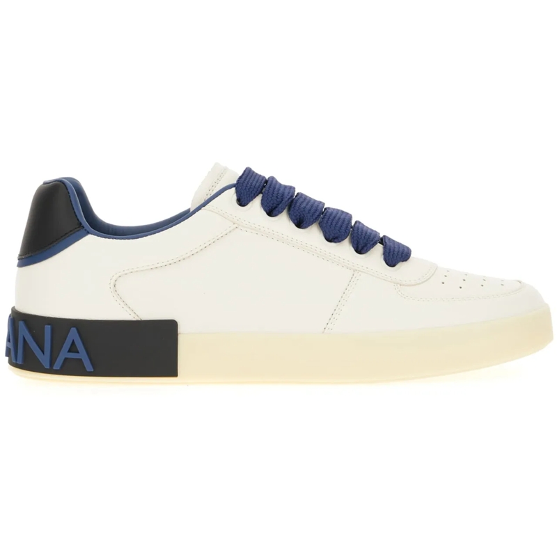 Dolce&Gabbana Low-Top-Sneaker Dolce&gabbana White leather Portofino sneakers mehrfarbig