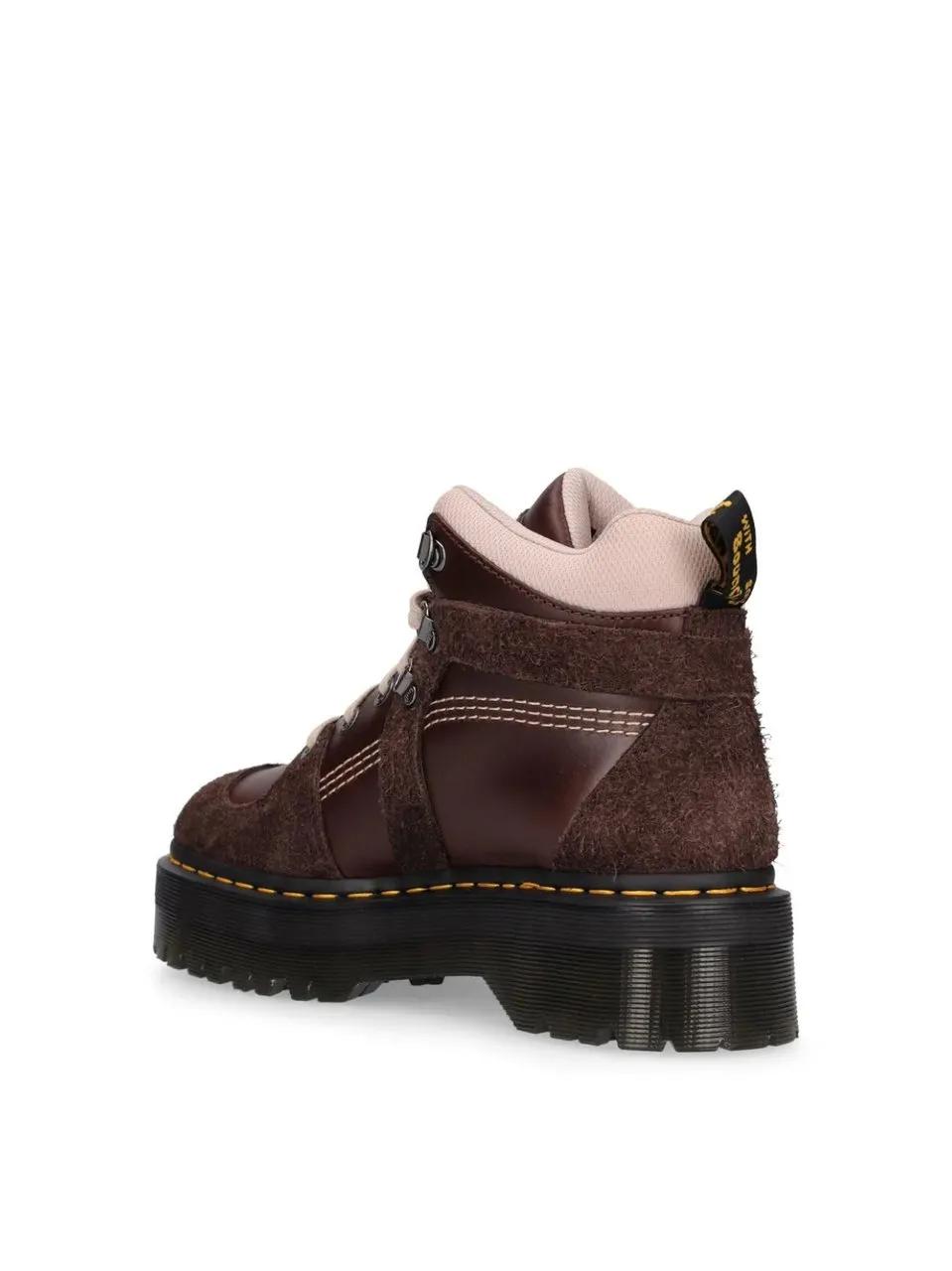 Dr.MartensドクターマーチンZuma Wooly Bully Hiker Bootsブーツ Zuma Leather & Suede Hiker Style Boots in Dark Brown | Dr