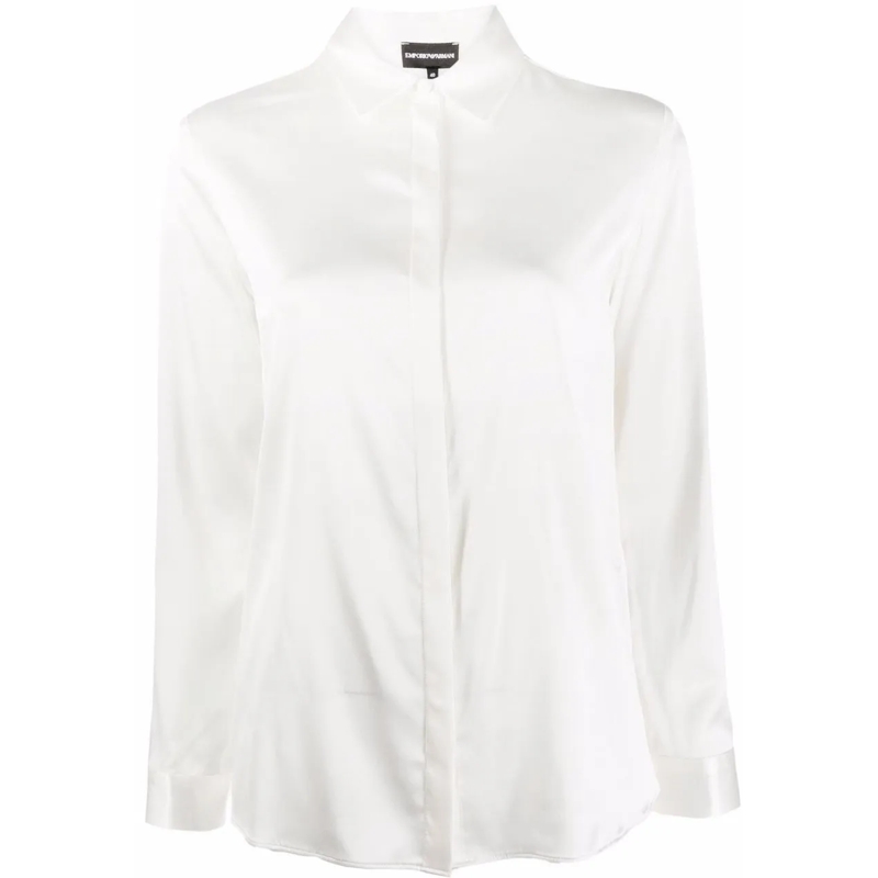 Emporio Armani Chemisier Shirts White weiß