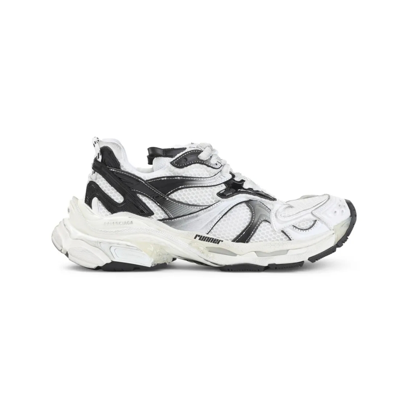 Balenciaga Lage-top sneaker Chunky Layered Sneakers With Textured Sole Grey