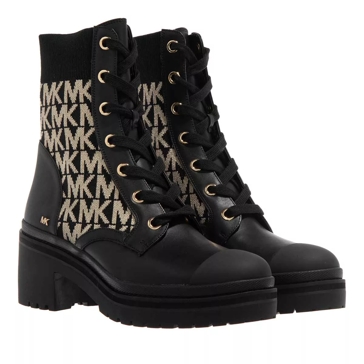 Michael kors black and gold boots online