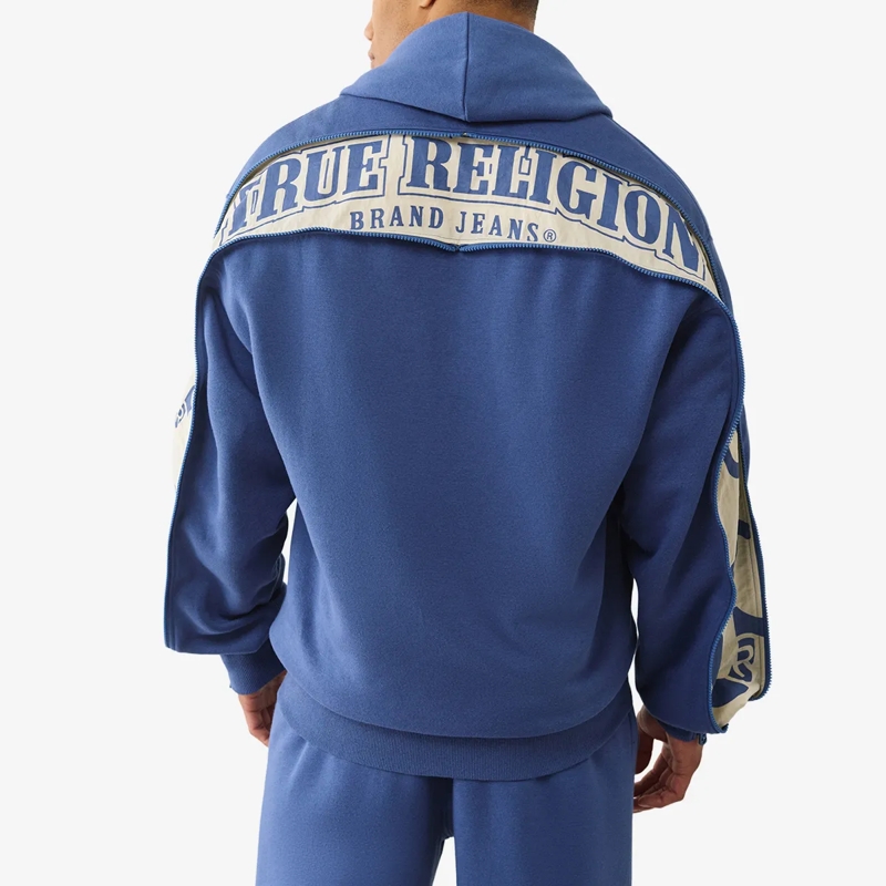 True Religion  Hoodie Zip-Up blau(Image 6)
