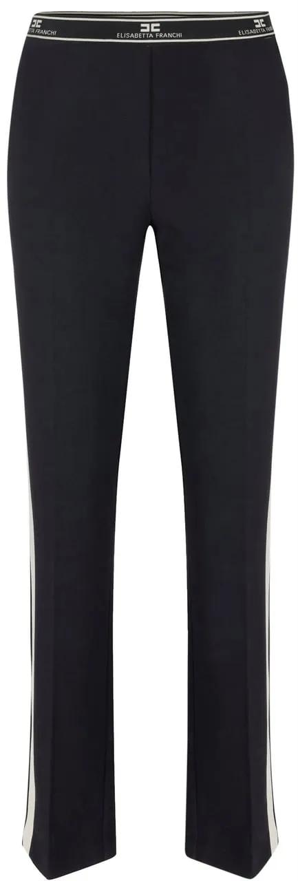Thumbnail - Elisabetta Franchi - Trousers Black - Größe 46 - schwarz