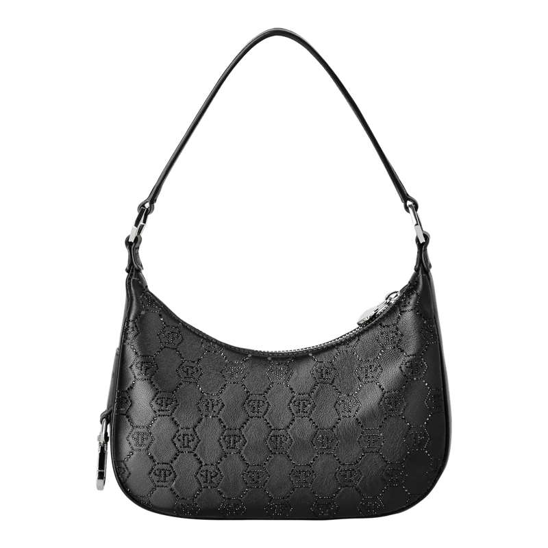 Philipp Plein Schultertasche Umhängetasche Monogram Verziert schwarz(Image 2)