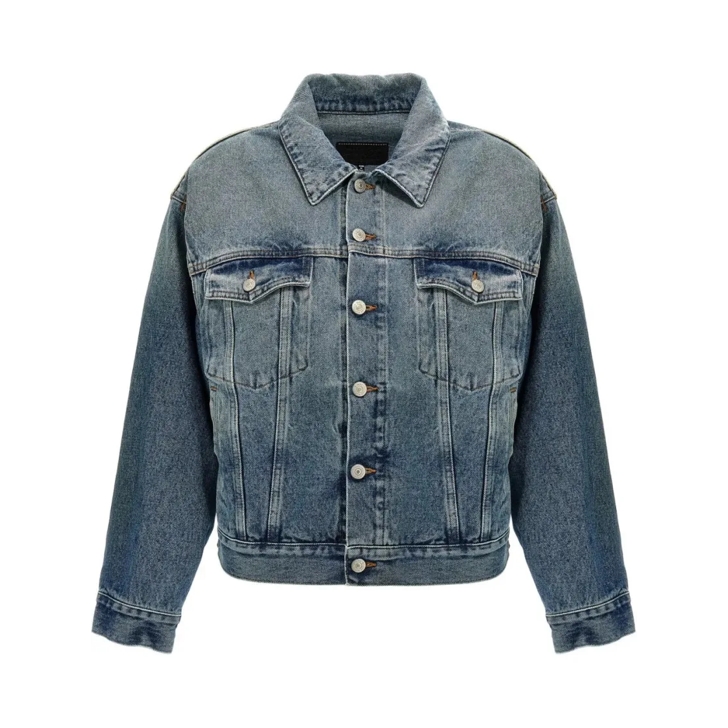 ジャケット MM6 Maison Margiela Cut-out denim jacket MM6 Maison Margiela Cut-Out Denim Jacket Blue | Jeans-Jacken