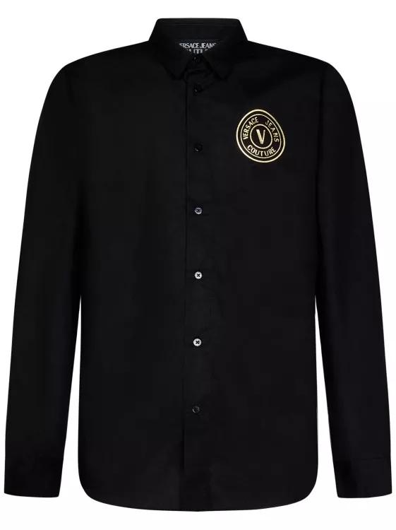 versace black shirt mens