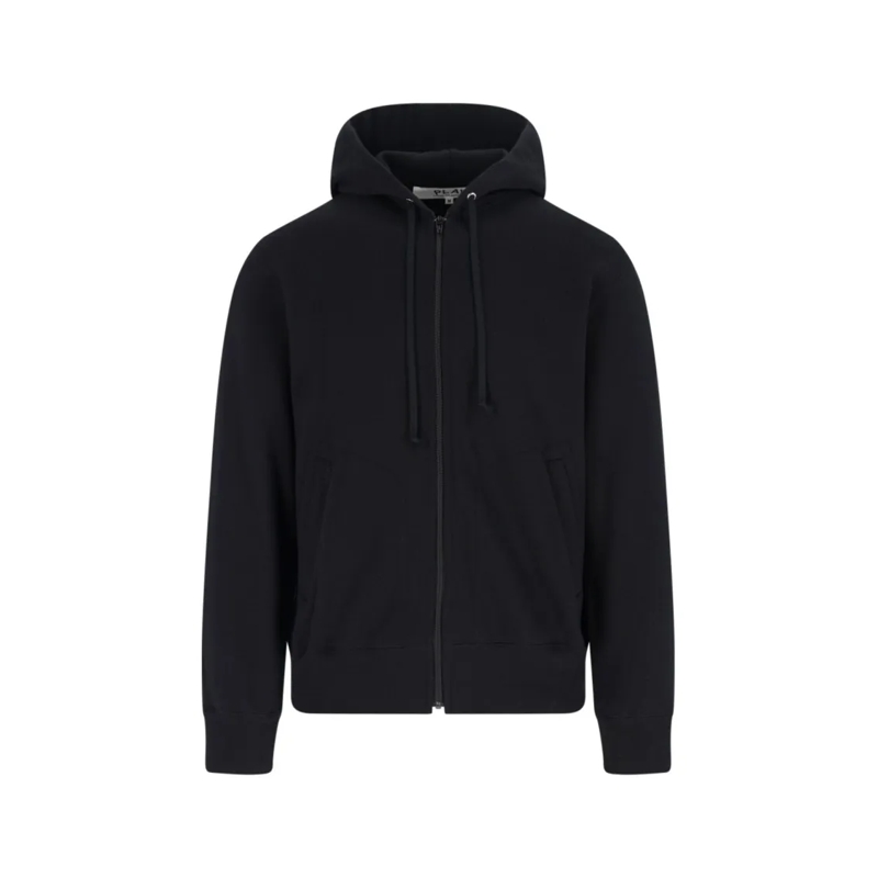 Comme des Garcons  Logo Zip Hoodie – Black Black