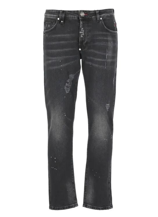 Philipp Plein - Cotton Skinny Jeans - Größe 29 - schwarz