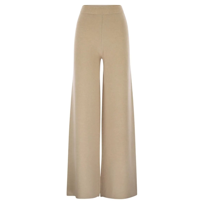 Max Mara  Judy - Wool And Cashmere Trousers Neutrals