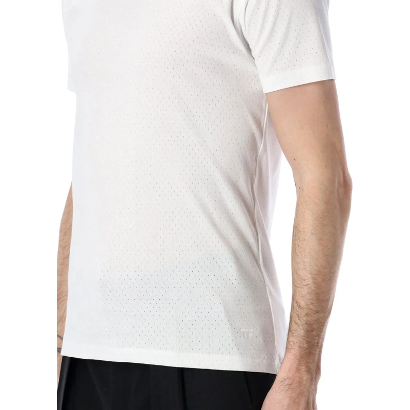 Tom Ford T-Shirt Short Sleeve Tee Perforated Optical White weiß(Image 3)