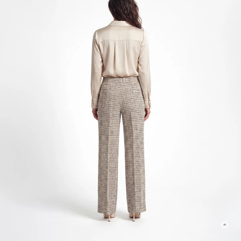 Marc Aurel Bluse Bluse- Rückenpasse mit Falten- Manschette mit K beige(Image 4)