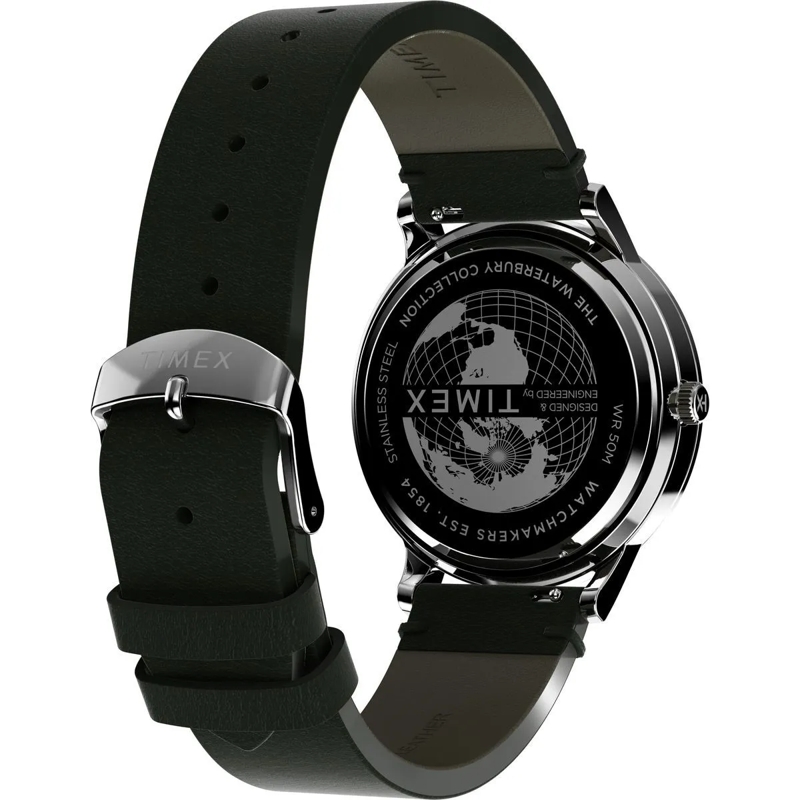Timex Automatikuhr Quarz-Analoguhr Waterbury Classic schwarz (Image 5)