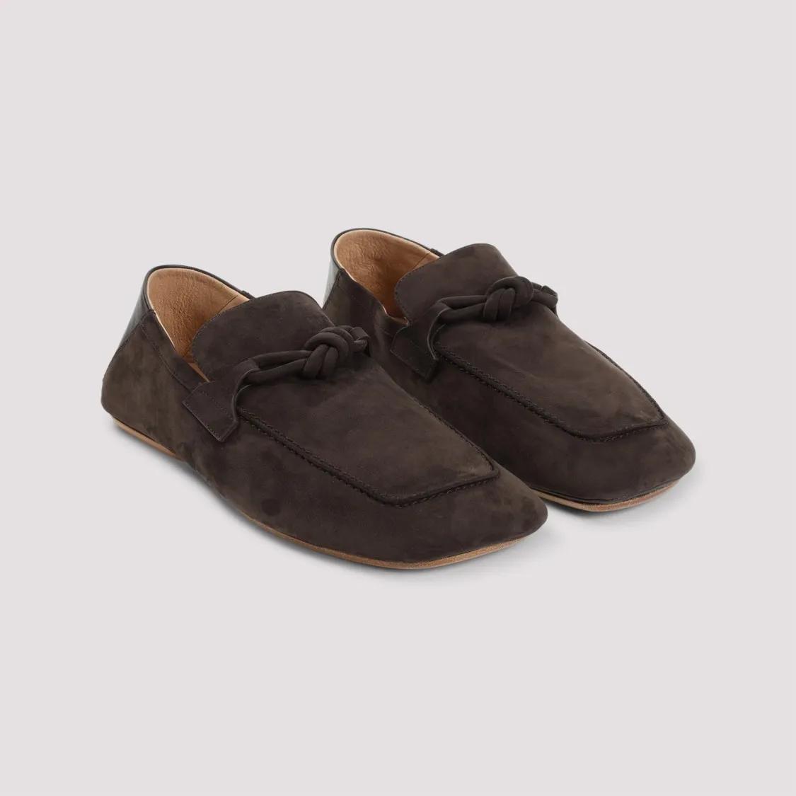Thumbnail - Bottega Veneta Loafer - Brown Suede Loafers - Gr. 45 (EU) - in Schwarz - für Damen