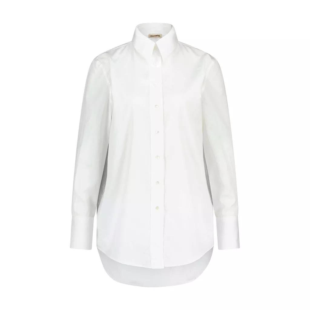 Thumbnail - Blooming - Bluse Erve aus Baumwolle - Größe 32 - white