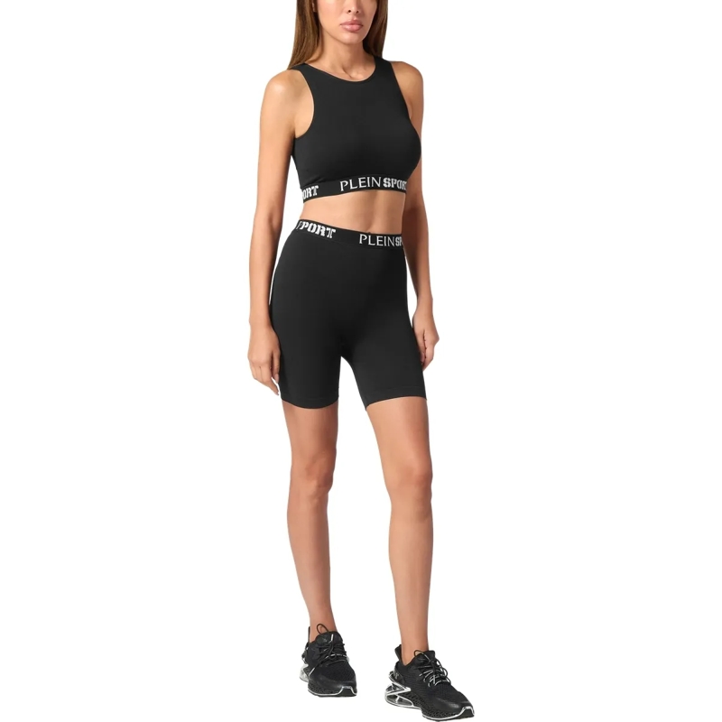 Plein Sport Top Sport Bh Logo schwarz(Image 3)