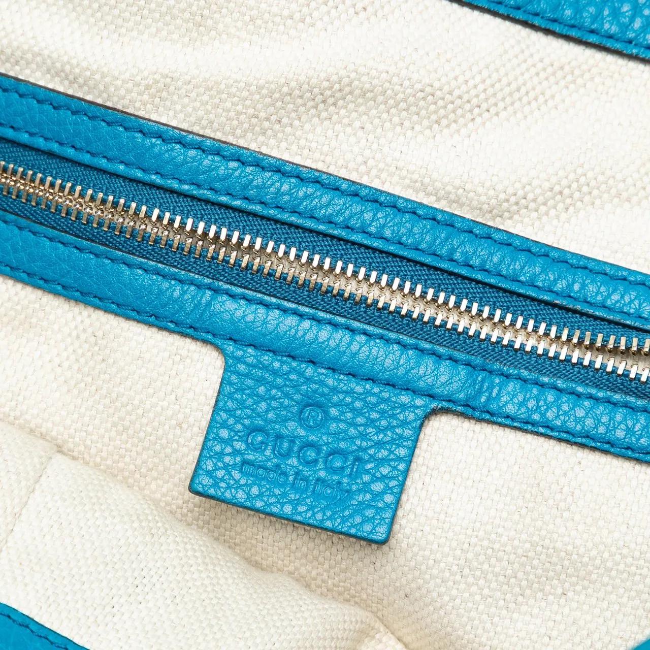 Thumbnail - Gucci Shopper - Medium Leather Soho Cellarius Tote - Gr. unisize - in Blau - für Damen