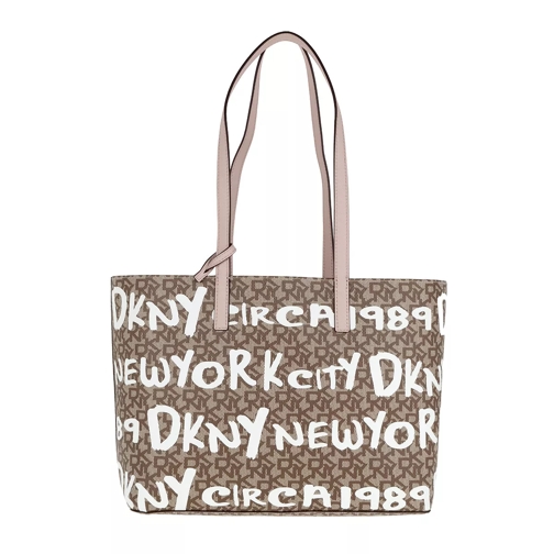 DKNY Brayden MD Reversible Travel Bag Iconic Blush Shopping Bag