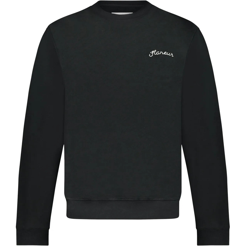 Flâneur  Signature Sweater | Black schwarz