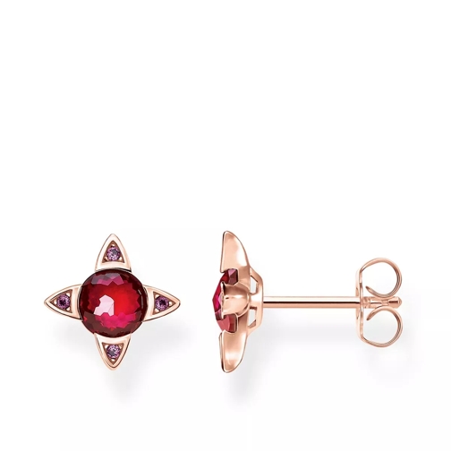 Thomas Sabo Earrings Colored Stones Rosegold Orecchini a bottone