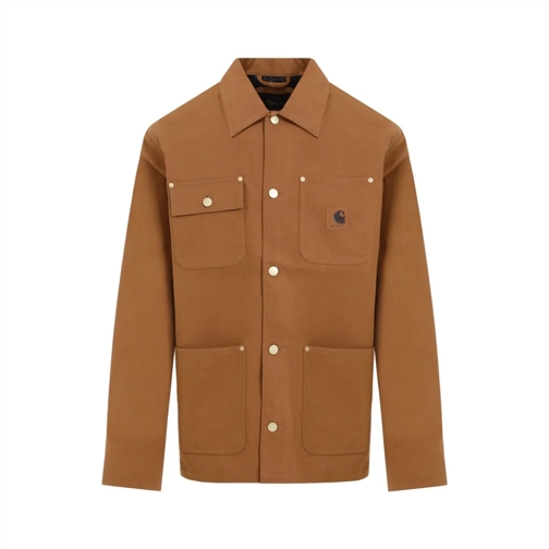 Carhartt Wip Hamilton Brown Suede Michigan Coat Brown Giacca di transizione