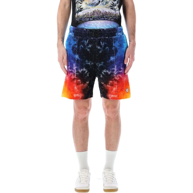 Casablanca Casual Shorts Gradient Towelling Shorts Multicolor