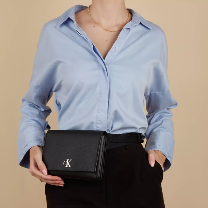 Calvin Klein Calvin Klein Minimal Monogram damen Bauchtasche Sc Schwarz Crossbody Bag