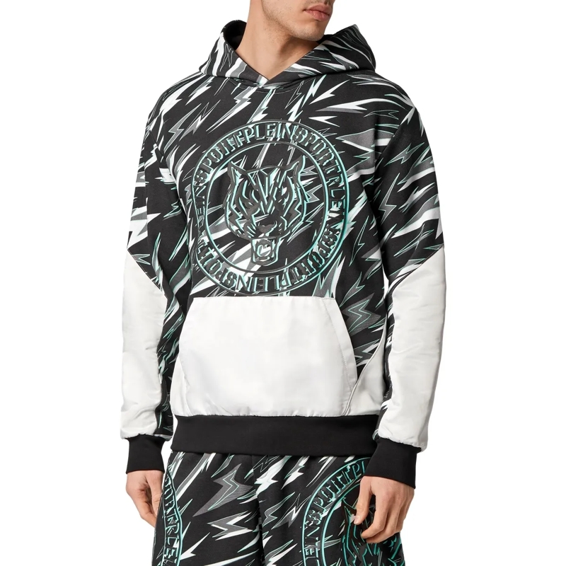 Plein Sport Top Sweatshirt Mit Kapuze Tiger schwarz(Image 3)