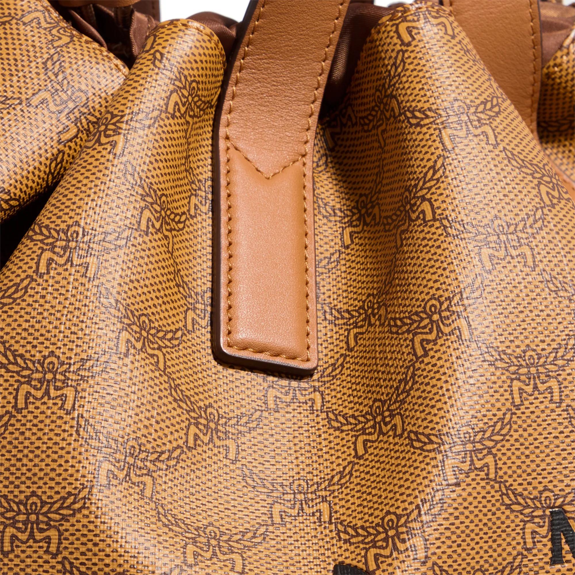 TOD'S Hobo bags Structured Brown Leather Handbag With Gold-Tone Cl in bruin