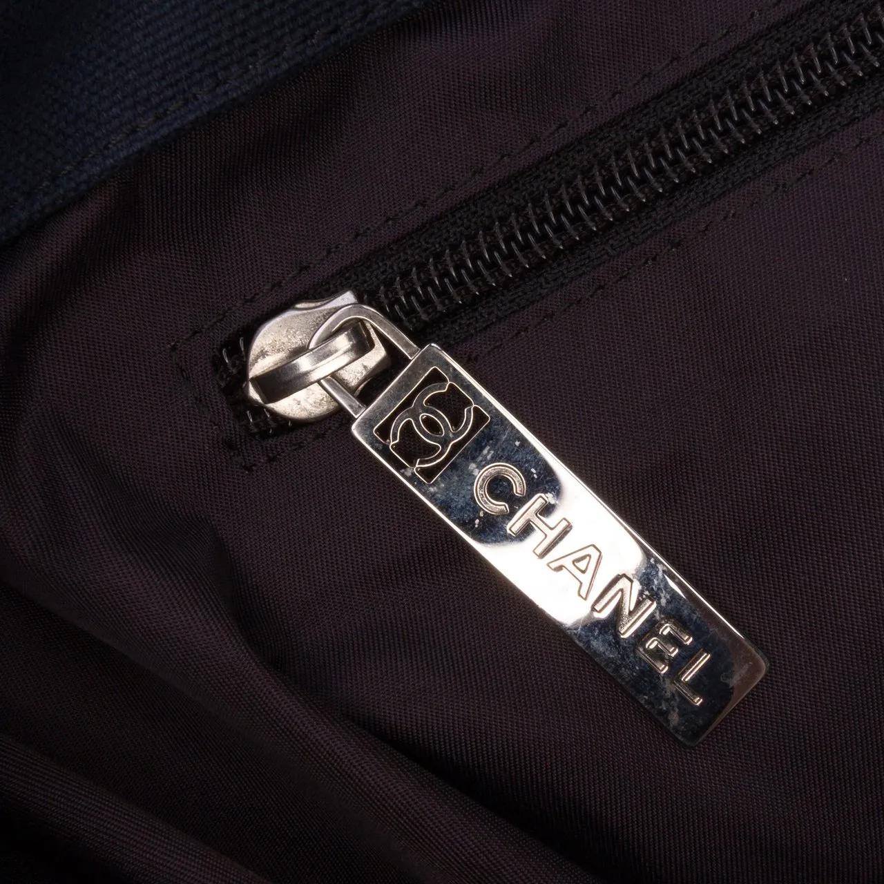 Thumbnail - Chanel Shopper - CC Quilted Cotton and PVC Punching Tote - Gr. unisize - in Weiß - für Damen