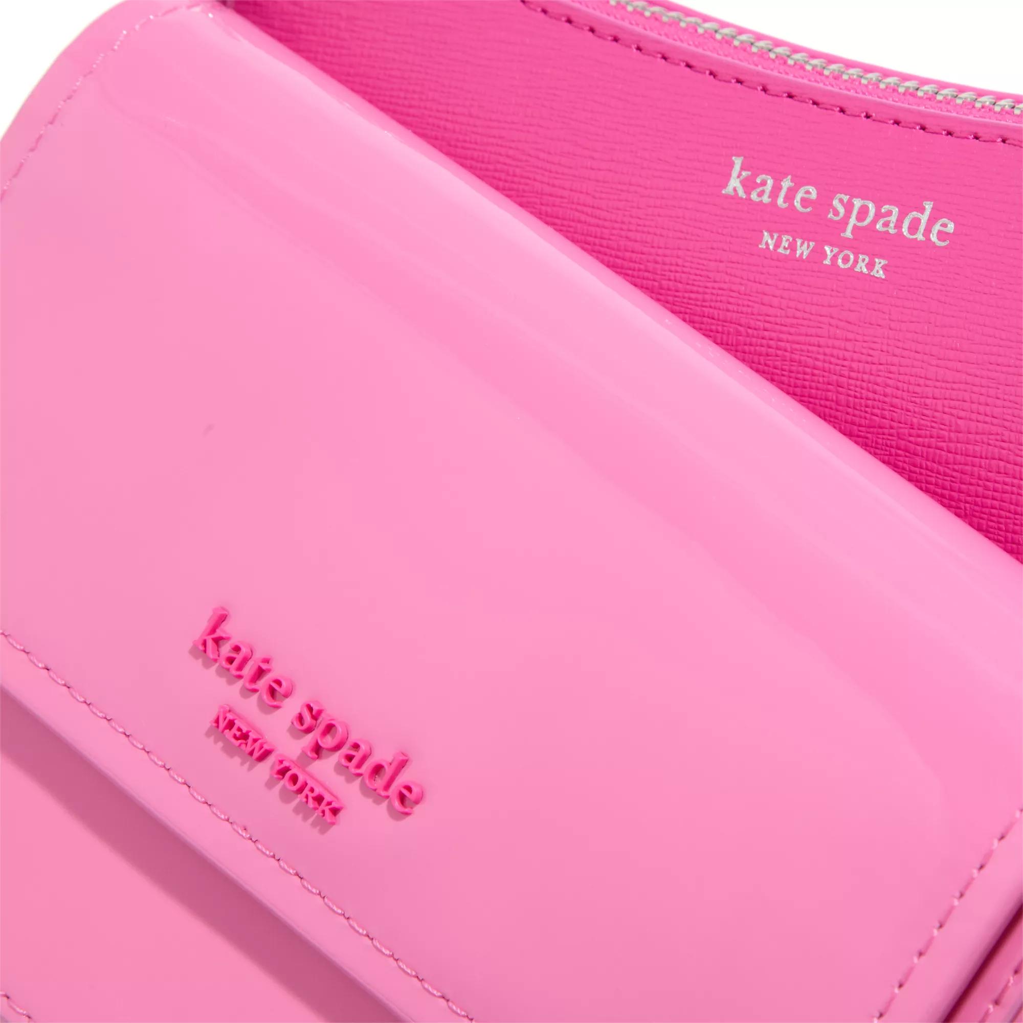 kate spade new york Crossbody bags Double Up Patent Saffiano Leather in roze