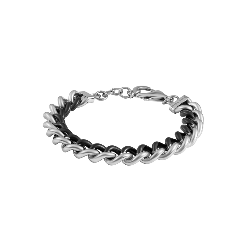 Police Armband Armband Crank- Herrenarmband- Farbe: silber- G silber
