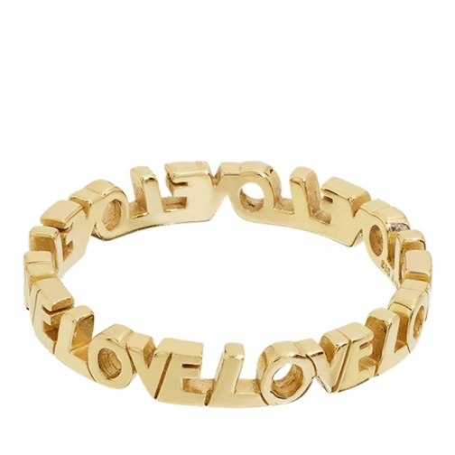 Anna + Nina Universal Love Ring Gold Band ring