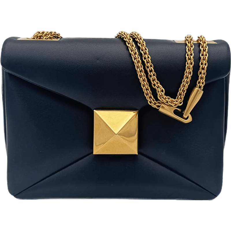 Valentino Garavani Schultertasche Valentino One Stud - Black schwarz