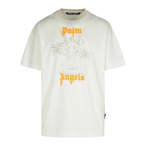 Palm Angels Angel Pency' White Cotton T-Shirt White T-Shirts