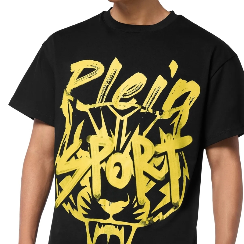 Plein Sport T-Shirt T-Shirt Rundhalsausschnitt Ss schwarz(Image 5)