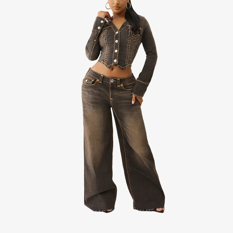 True Religion Jeans Jeans JESSIE SUPER BAGGY blau(Image 2)