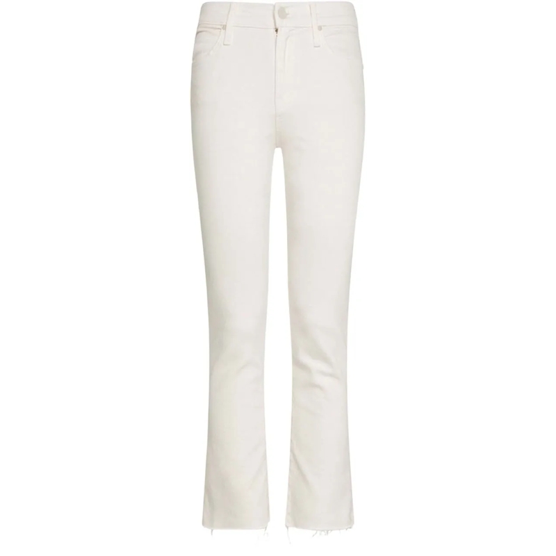 Mother Jeans à jambe droite Mother The Tripper Skinny Jeans Ecru 10326-753 The weiß