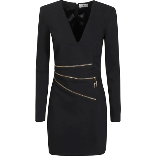 Elisabetta Franchi Robes midi Mini Dress Black schwarz