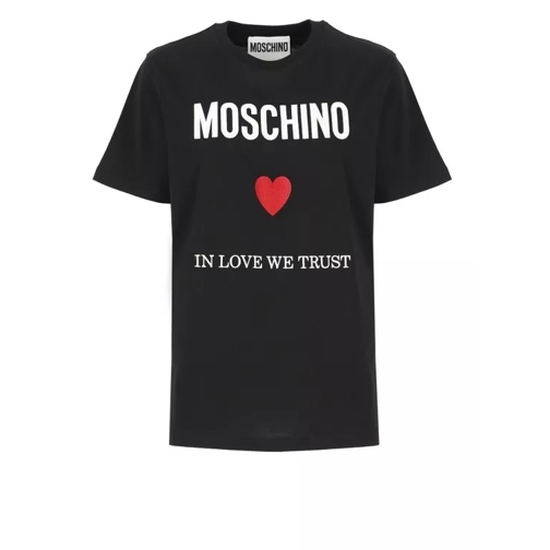 Moschino In Love We Trust T-Shirt Black 