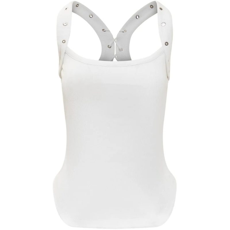 The Attico Top Tank Top Costina weiß