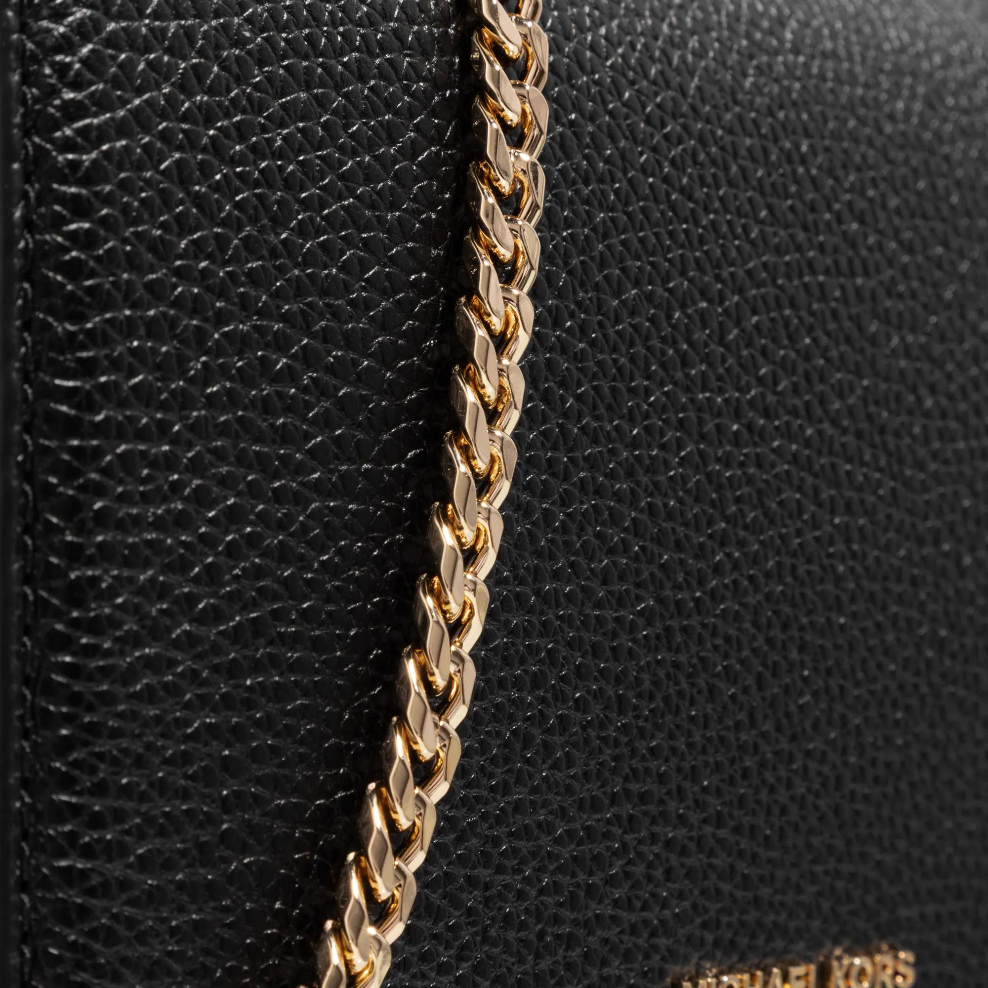Michael Kors Crossbody bags Jet Set Md Flap Chn Xbody in zwart