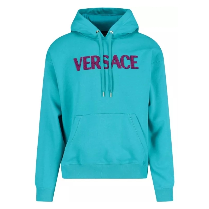 Versace  Cotton Logo Sweatshirt Green